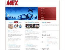 Tablet Screenshot of mexlogisticsafrica.com